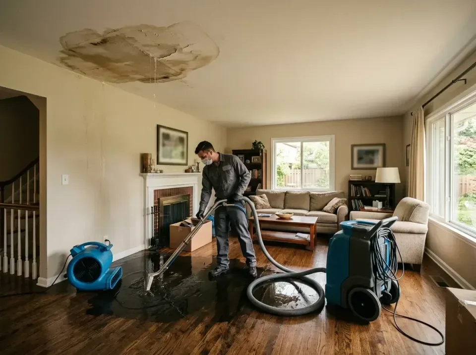 attic-pipe-burst-ceiling-drip-008 — frequently asked questions, Water Damage Restoration & Carpet Care in Nevada, IA